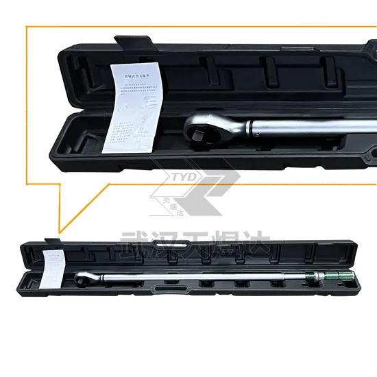 800/1000/1500/2000/2500 N. M Industrial Hand Adjustable Spanner Mechanical Click Preset Torque Wrench for Heavy Duty Bolt Tightening 