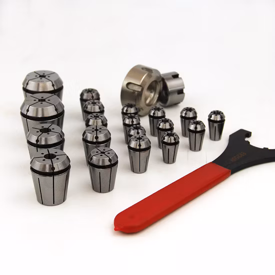 Er32 Er25 Coolant Collets Sealed Collet Erc Coolant Sealing Collets with Rubber Bar