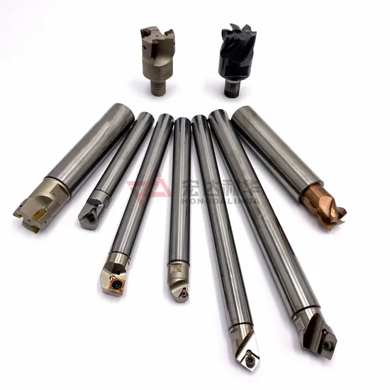 High Precision Solid Tungsten Carbide Anti Vibration Cylinder Boring Bar Straight Shank 